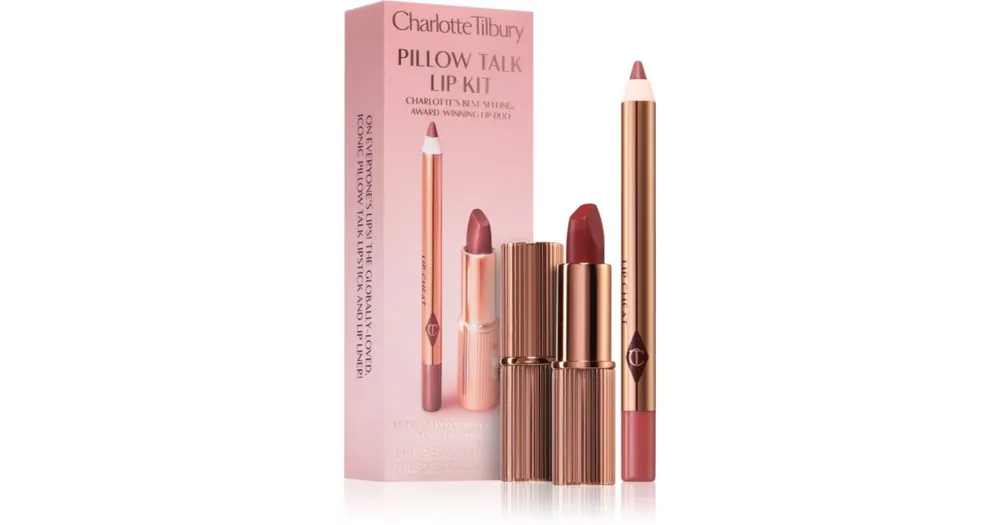 Charlotte TilburyPillow Talk Lip Kit Rúzs és szájkontúrceruza mini árnyalat Medium Szezonális akció
