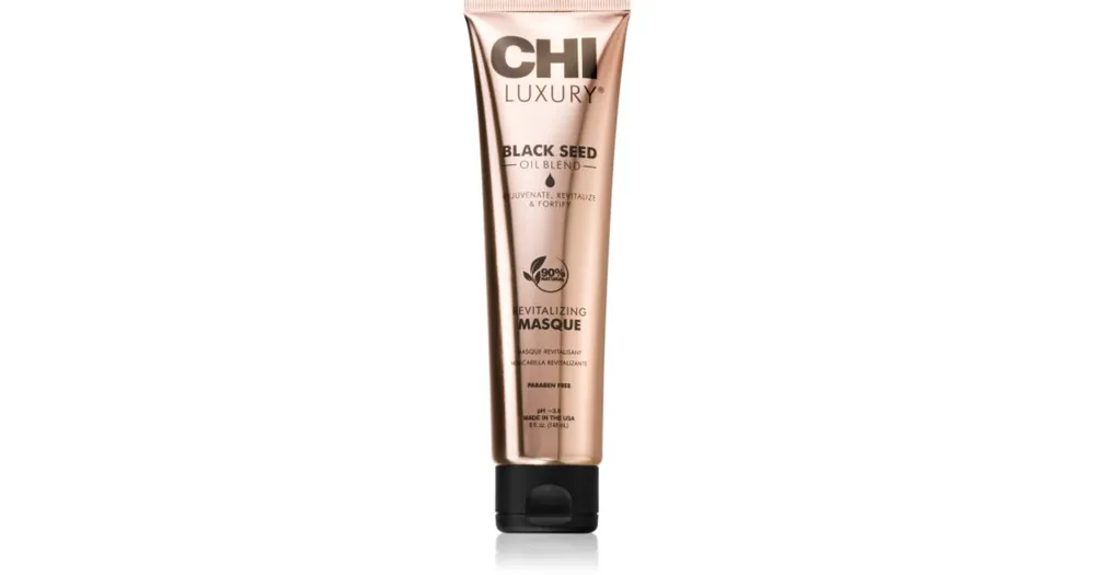 CHILuxury Black Seed Oil Revitalizing Masque mélyen tisztító maszk száraz és sérült hajra Legkelendőbb