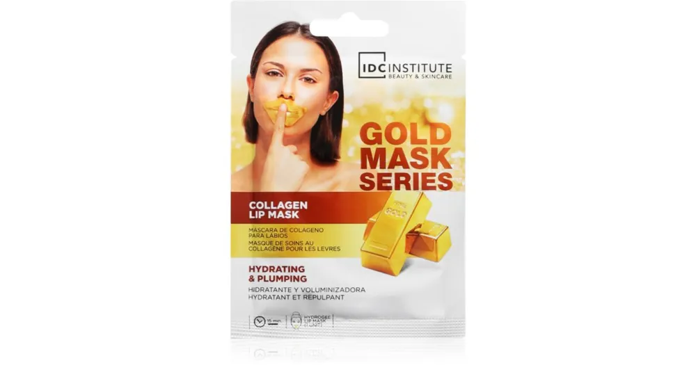 Gyors szállítás IDC InstituteGold Mask Series hidratáló maszk az ajkakra