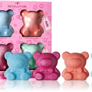 I Heart RevolutionTeddy Bear ajándékszett kádba való Újdonság