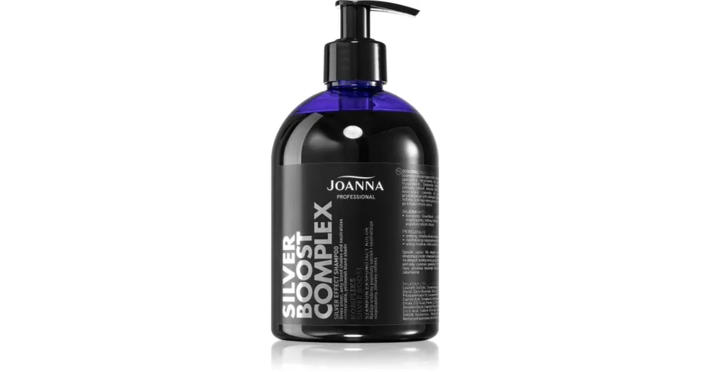 JoannaSilver Boost Complex lila sampon semlegesíti a sárgás tónusokat Nézd meg most
