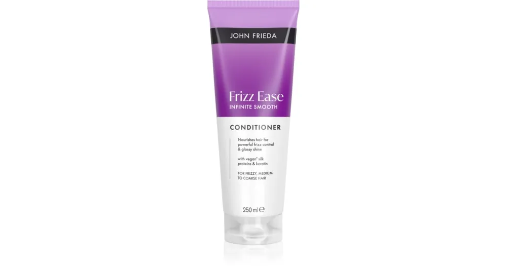 Bestseller John FriedaFrizz Ease Infitine Smooth Conditioner kisimító kondicionáló tápláló hatással