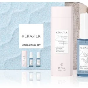 Akciós ár KERASILKSpecialists Volumizing Set utazási készlet a hajtérfogat növelésére