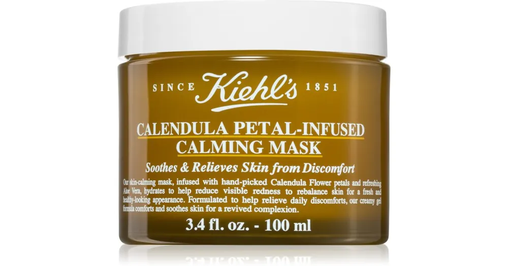 Kedvezmény Kiehl‘sCalendula Petal-Infused Calming Mask hidratáló arcmaszk minden bőrtípusra