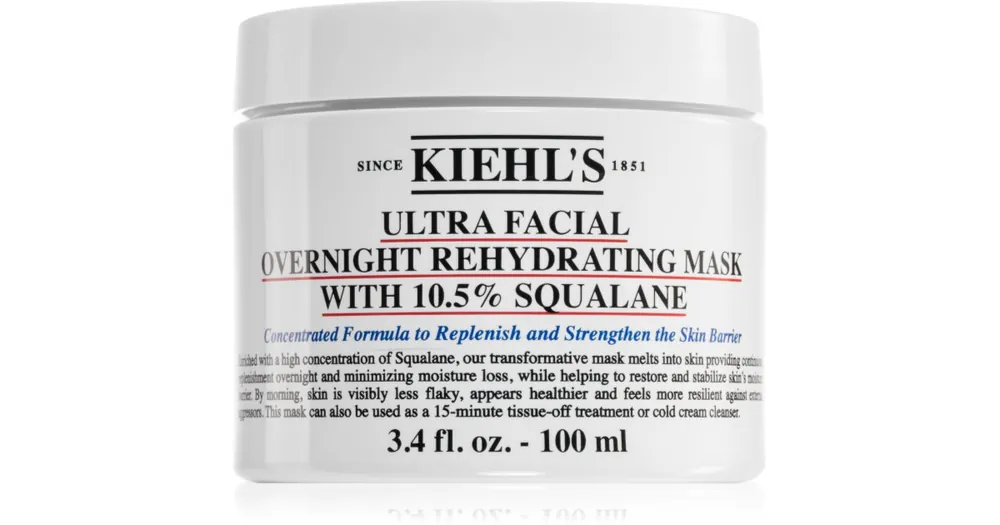 Kiehl‘sUltra Facial Overnight Rehydrating Mask bőrmegújító éjszakai maszk Újdonság
