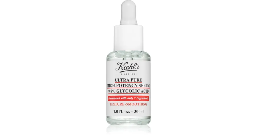 Ne maradj le Kiehl‘sUltra Pure High-Potency Serum 9.8% Glycolic Acid koncentrált bőrszérum