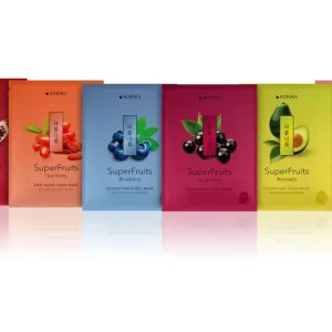 KORIKASuperFruits Everyday Set of 7 Face Sheet Masks arcmaszk szett Biztonságos fizetés