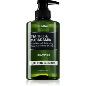 Vedd meg most KUNDALTea Tree & Macadamia Cherry Blossom mélyen tisztító sampon frissítő hatással
