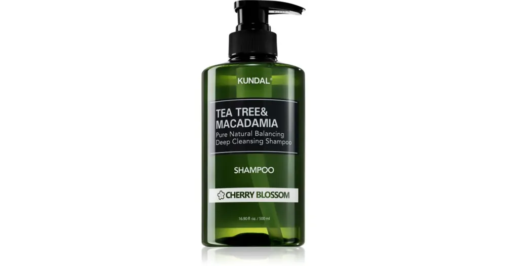 Vedd meg most KUNDALTea Tree & Macadamia Cherry Blossom mélyen tisztító sampon frissítő hatással