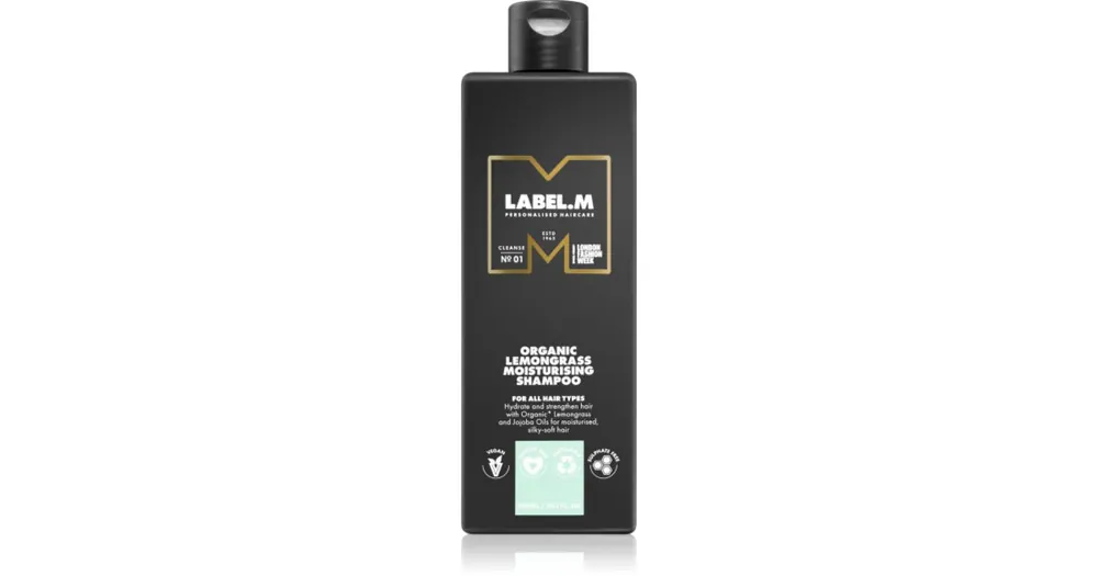 label.mOrganic Lemongrass hidratáló sampon minden hajtípusra Expressz kézbesítés