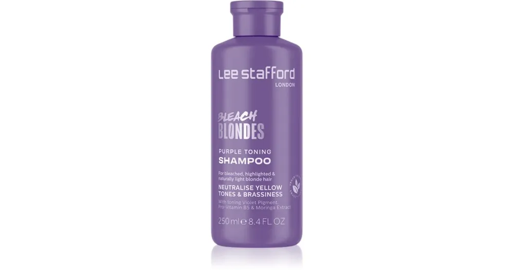 Outlet Lee StaffordBleach Blondes Toning Shampoo sampon szőke hajra semlegesíti a sárgás tónusokat