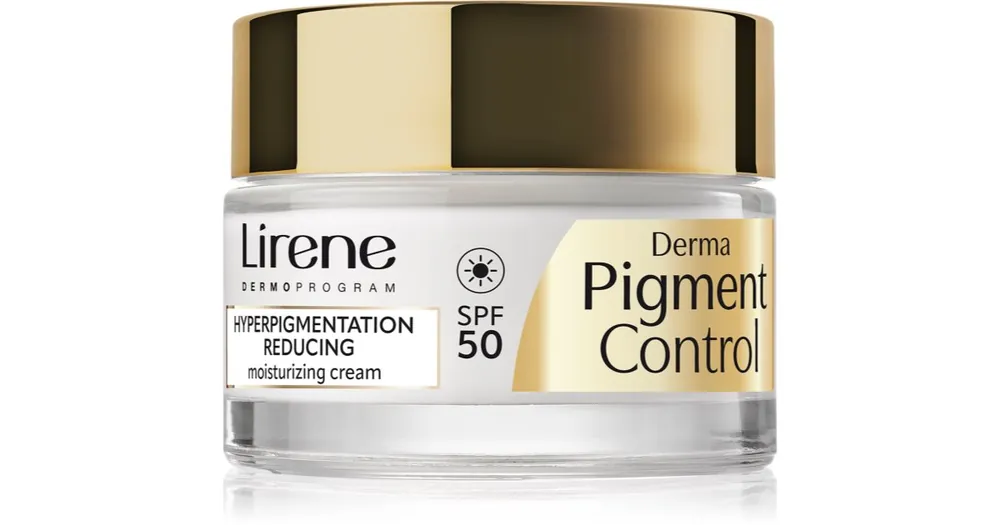 LireneDerma Pigment Control Cream SPF 50 élénkítő hidratáló krém a pigment foltok ellen SPF 50 Expressz kézbesítés