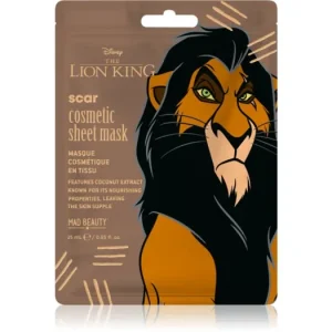 Mad BeautyLion King Scar hidratáló gézmaszk Csak ma