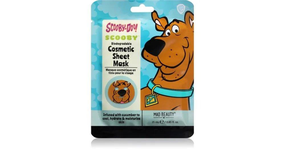 Kiárusítás Mad BeautyScooby Doo Scooby bőrfrissítő arcmaszk