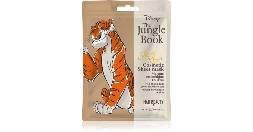 Nézd meg most Mad BeautyThe Jungle Book Sheet Mask - Shere Khan arcmaszk