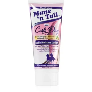 Kedvezmény Mane ‘N TailCurls Day Daily Moisture Lotion öblítést nem igénylő hidratáló ápolás a finom hajért