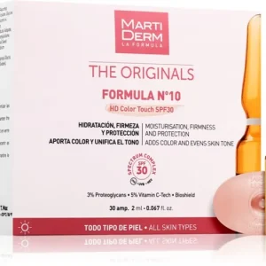 Expressz szállítás MartiDermThe Originals Formula Nº10 HD Color Touch hidratáló arcszérum C vitamin