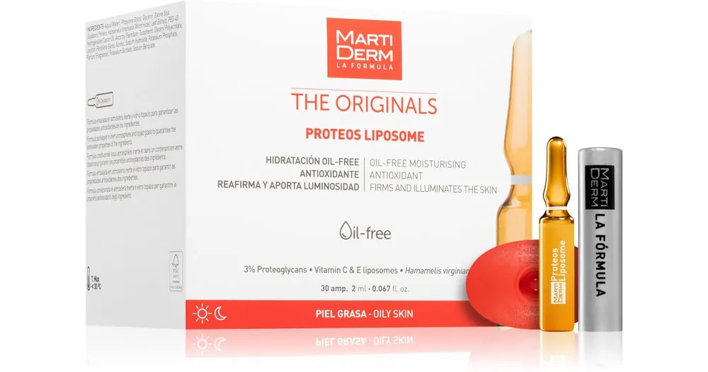 Ne maradj le MartiDermThe Originals Proteos Liposome multi-korrekciós Anti-age ápolás ampullákban