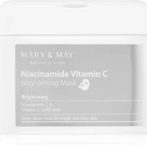 Árcsökkenés Mary&MayNiacinamide Vitamin C Brightening Mask fátyolmaszk szett az élénk bőrért