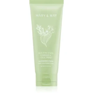 Mary&MayHouttuynia Cordata + Tea Tree Cleansing Foam mélyisztító hab az arcbőr megnyugtatására Népszerű