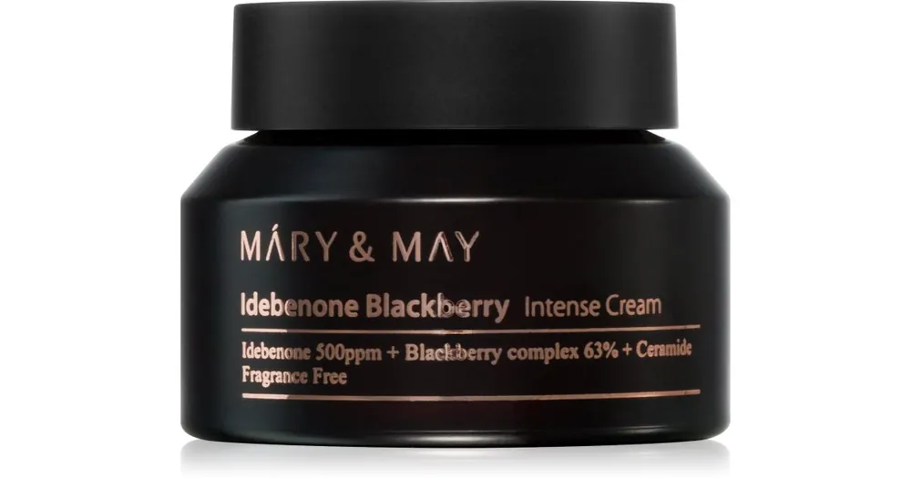 Mary&MayIdebenone + Blackberry Complex Intensive Total Care Cream világosító hidratáló krém ránctalanító hatással Utolsó esély