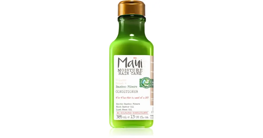 Szuper ajánlat Maui MoistureVolume Boost + Bamboo Fibers erősítő kondicionáló a finom hajért