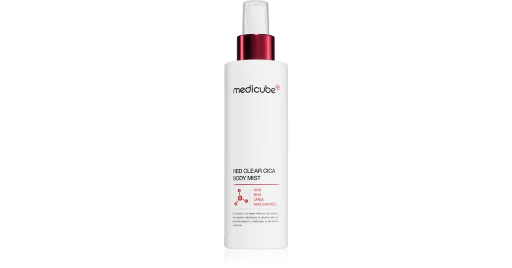 medicubeRed Clear Cica Body Mist energizáló hidratáló arcpermet nyugtató hatással Nézd meg most
