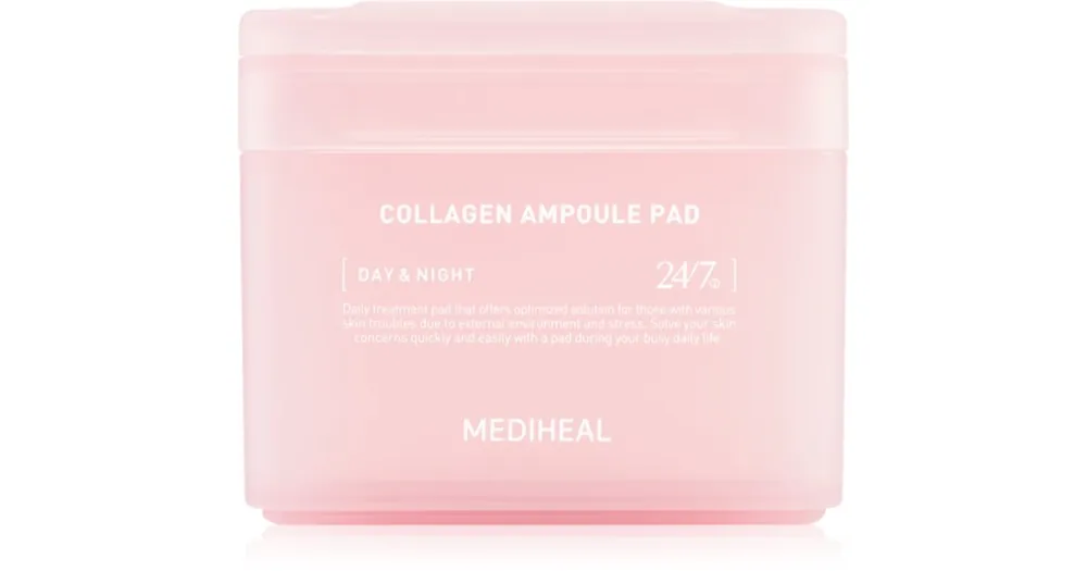 Különleges ajánlat MEDIHEALCollagen Ampoule Pad tonizáló párnák a bőr hidratálásáért és feszességéért