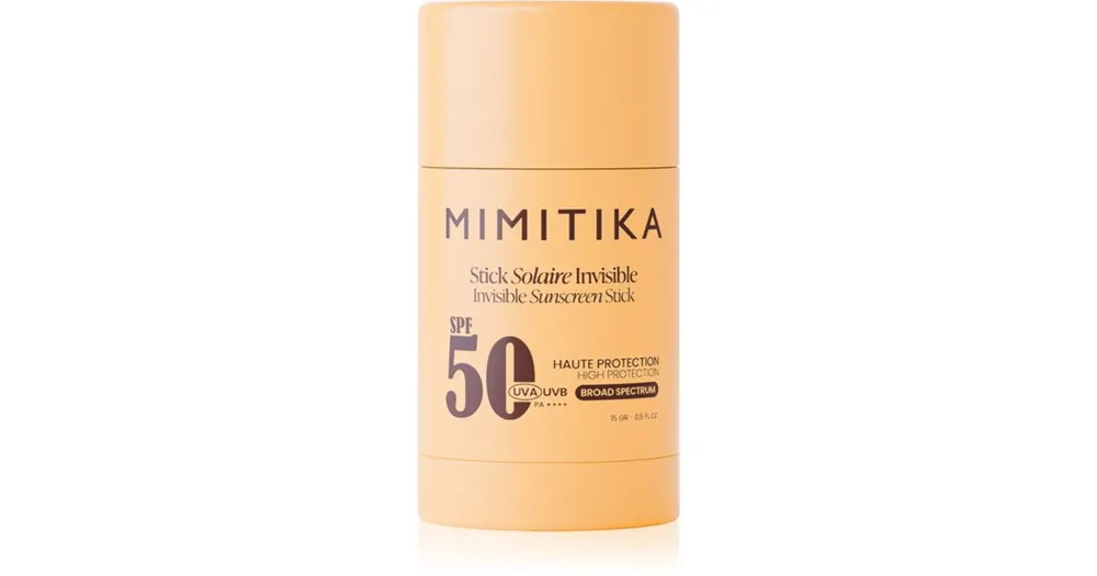Azonnal elérhető MimitikaSun Invisible Sunscreen Stick SPF50 védő stift érzékeny területekre