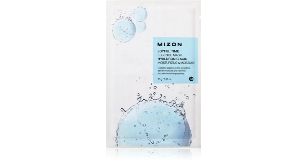 Kiárusítás MizonJoyful Time Hyaluronic Acid arcmaszk hidratáló és nyugtató hatással