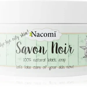 NacomiBye-Bye oily skin! fekete szappan arcra és testre Azonnali szállítás