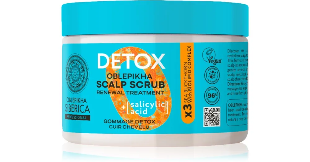 Gyors kiszállítás Natura SibericaOblepikha Siberica Detox peeling méregtelenítő hatással