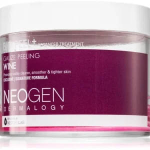 Népszerű Neogen DermalogyBio-Peel+ Gauze Peeling Wine arctisztító peeling párnácskát a bőr kisimításáért és a pórusok minimalizásáért