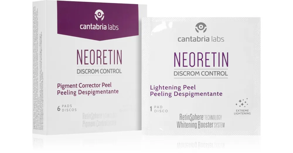NeoretinDiscrom control Lightening Peel enzimatikus peeling glikolsavval Exkluzív ajánlat