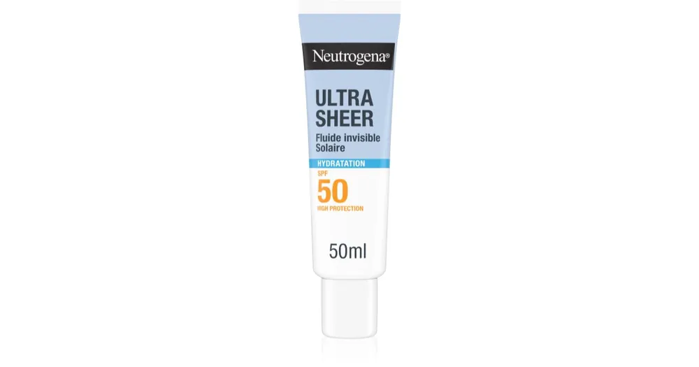 NeutrogenaUltra Sheer Hydratation ultra könnyű fluid SPF 50 Gyors kiszállítás