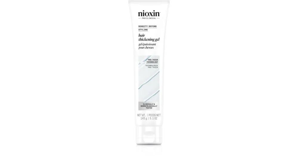 Árcsökkenés NioxinDensity Defend Hair Thickening Gel gél a formáért és a fixálásért