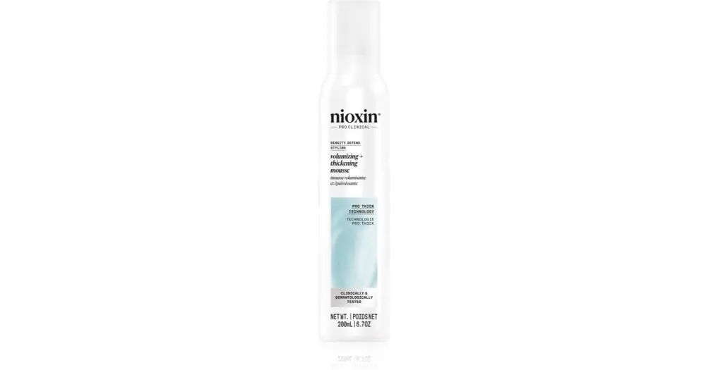 NioxinDensity Defend Styling Volumizing fixáló hab a hajtérfogat növelésére Szuper akció