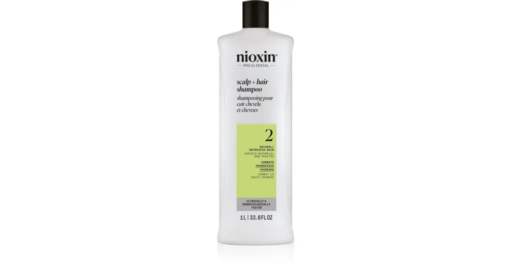 Akciós ár NioxinSystem 2 Scalp + Hair Shampoo sampon hajritkulás ellen