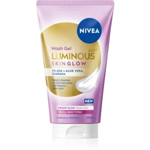 Biztonságos fizetés NIVEALuminous Skin Glow tisztító gél az arcbőrre az élénk bőrért