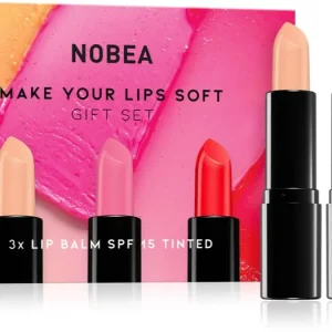 NOBEABeauty Pleasure NOBEA Make Your Lips Soft Gift Set ajakápoló készlet ajándék kiadás Kedvezmény