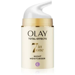 Exkluzív ajánlat OlayTotal Effects 7 in 1 Night Moisturiser hidratáló éjszakai krém a bőröregedés ellen