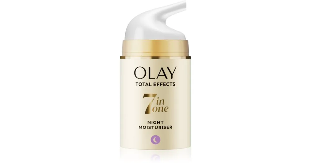 Exkluzív ajánlat OlayTotal Effects 7 in 1 Night Moisturiser hidratáló éjszakai krém a bőröregedés ellen