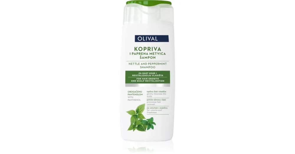 OlivalTreatment Nettle and Peppermint gyógynövényes sampon borsmentával Árcsökkenés