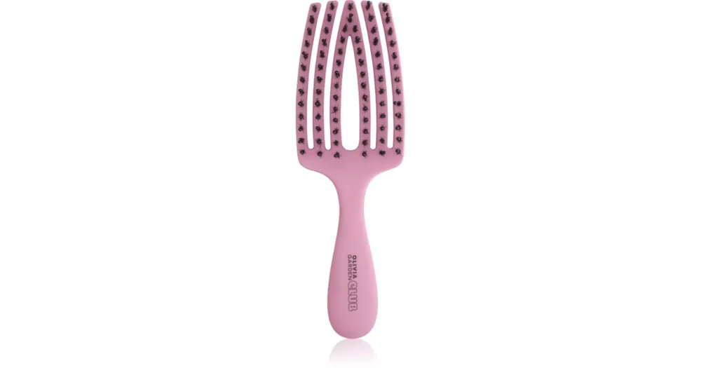 Nézd meg most Olivia Garden ClubThe Nomad Detangling&Shine Fingerbrush lapos kefe hajra