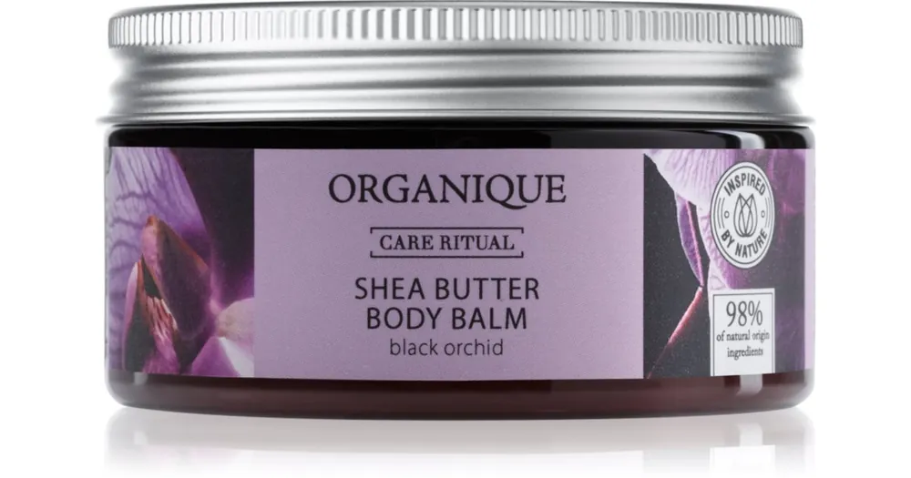 OrganiqueBlack Orchid tápláló testbalzsam bambuszvajjal Expressz kézbesítés