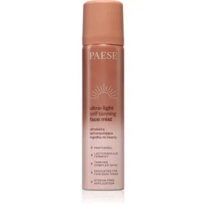 Alacsony ár PaeseUltra-light Self Tanning Face Mist önbarnító permet az arcra