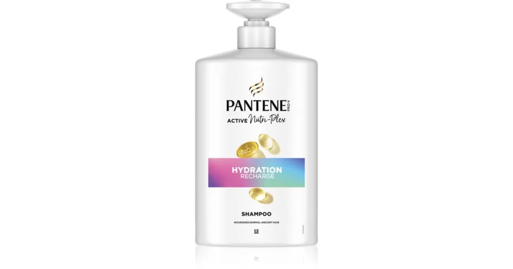 Azonnal elérhető PantenePro-V Active Nutri Plex Hydration Recharge tápláló sampon a haj regenerálásáért és megerősítéséért