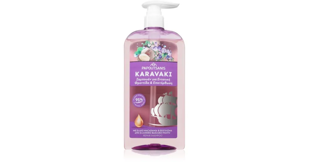 PAPOUTSANISKaravaki Care & Repair sampon hajra Kihagyhatatlan ajánlat