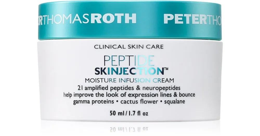 Szuper ajánlat Peter Thomas RothPeptide Skinjection™ Moisture Infusion Cream Refillable kisimító és hidratáló krém peptidekkel