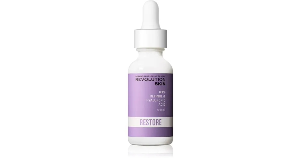 Olcsó Revolution SkincareRetinol 0.3% ránctalanító retinol szérum hialuronsavval